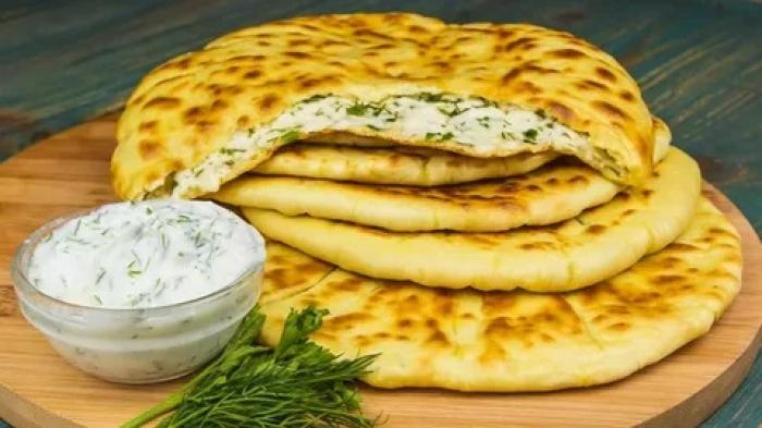 Чуду с сыром и зеленью 