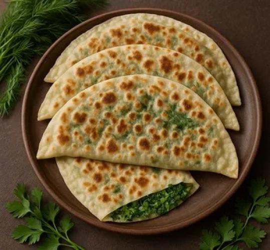 Кутаб с зеленью 