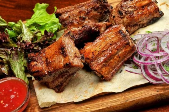 Деликатесные свиные  рёбрышки 