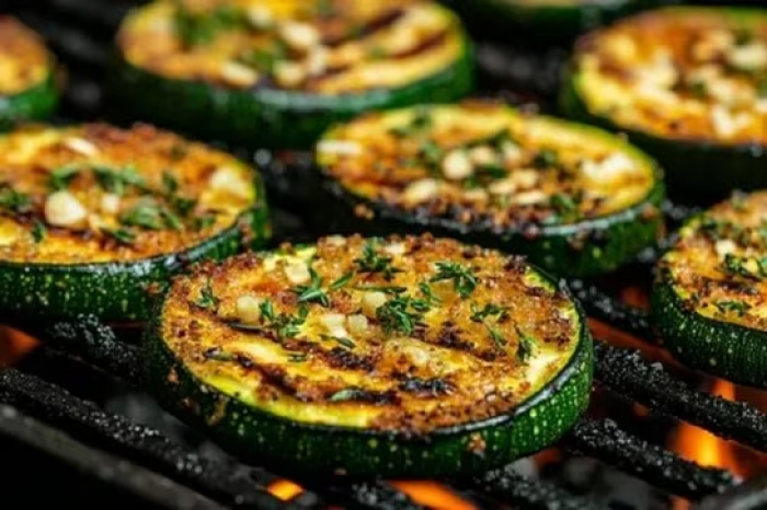 Кабачки на мангале 