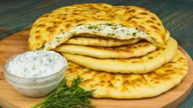 Чуду с сыром и зеленью 